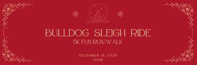 Bulldog 5K Sleigh Ride Fun Run/Walk logo