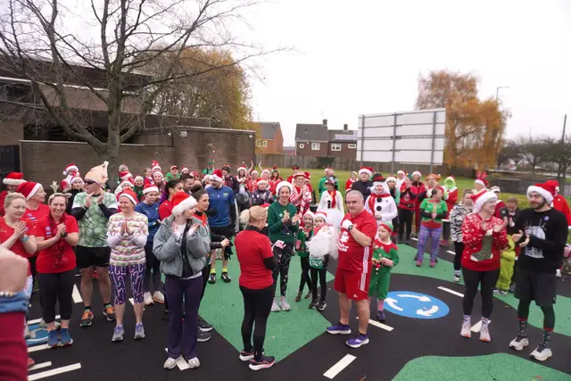 Bulwell Santa Run logo