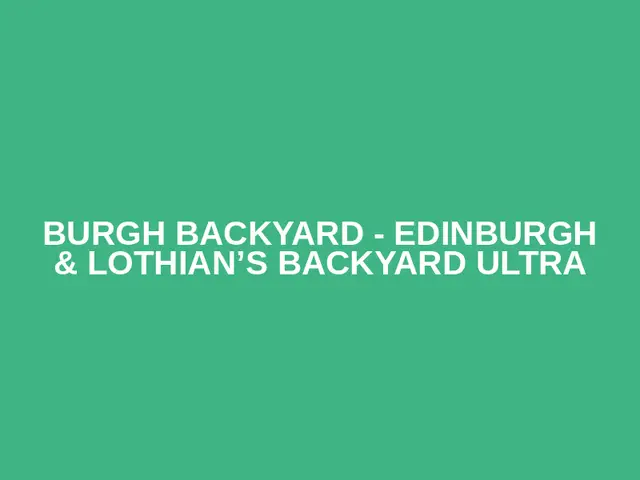 BURGH BACKYARD - Edinburgh & Lothian’s Backyard Ultra logo