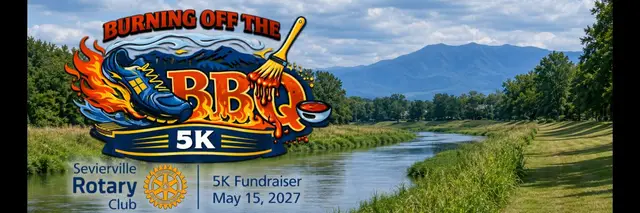 Burning Off The BBQ 5K logo