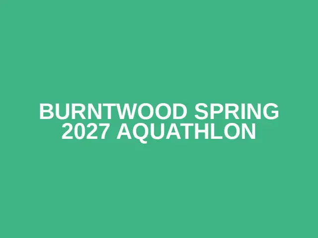 Burntwood Spring 2027 Aquathlon logo