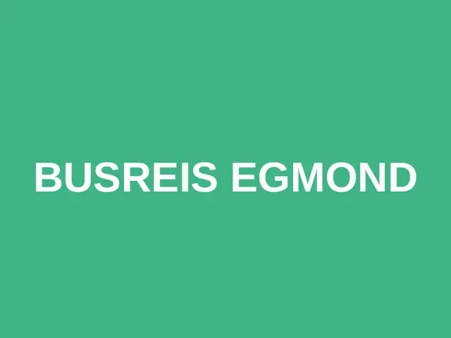 Busreis Egmond logo