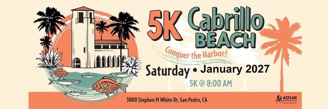 Cabrillo Beach 5K logo