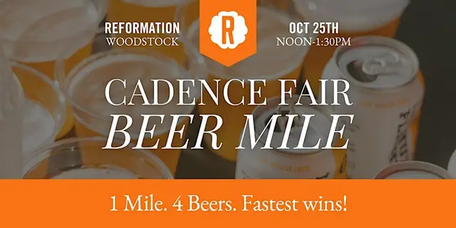 Cadence Fair Beer Mile logo