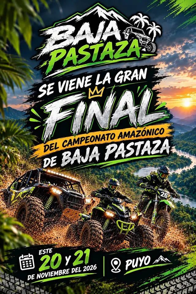 Campeonato Amazónico de Bajas 2026 - Baja Pastaza... logo