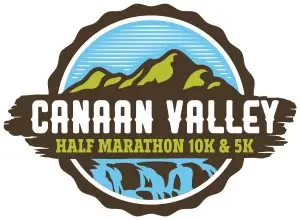 Canaan Valley Half Marathon, 10k, and 5k logo