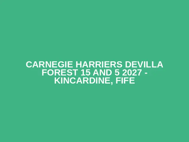 CARNEGIE HARRIERS Devilla Forest 15 and 5 2027 - Kincardine, Fife logo