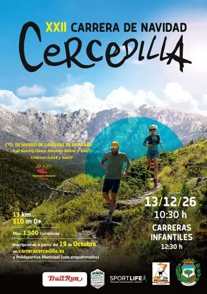 Carrera de Navidad Cercedilla 2026 logo