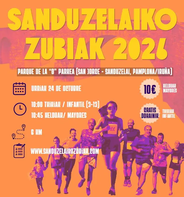 Carrera Popular Sanduzelaiko Zubiak - los Puentes de San Jorge logo