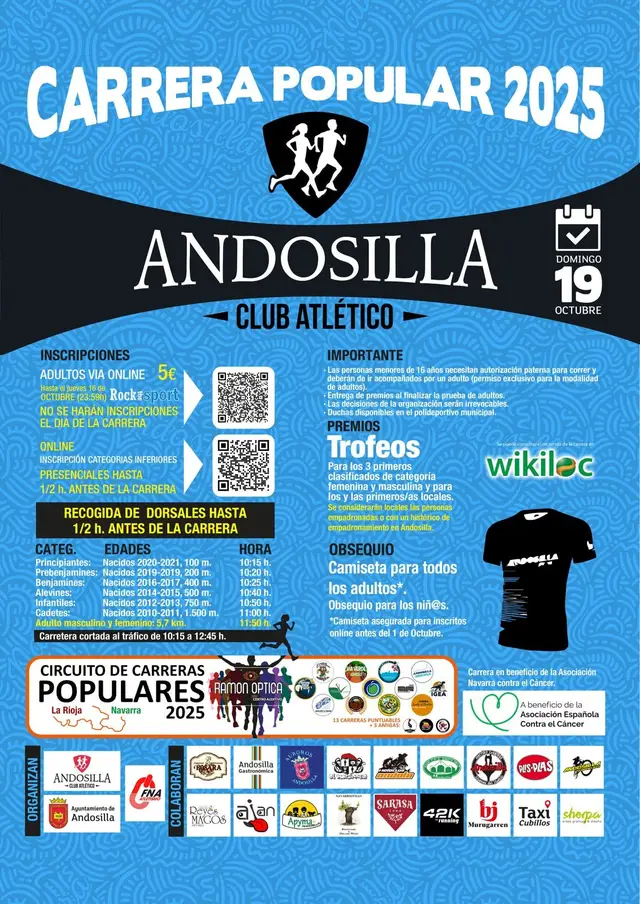CARRERA POPULAR VILLA DE ANDOSILLA 2026 logo