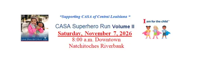 CASA Superhero Run 5k - Natchitoches logo