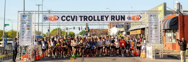 CCVI Trolley Run logo
