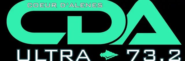 CDA Ultra 73.2 (Trail of the Coeur D’Alenes) logo