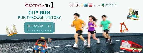 CentaraThe1 City Run: “Run Through History” วิ่งผ่านเรื่องราวแห่งประวัติศาสตร์ พักผ่อนใจกลางเมืองเก่า กับ CentaraThe1 logo