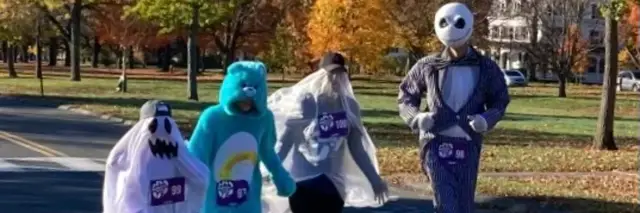 Center School's Halloween Hustle 5k Run/Walk logo
