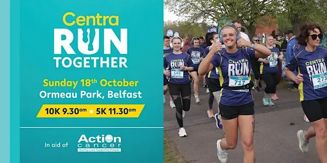 Centra Run Together 5k & 10k, Ormeau Park Sunday 18 October 2026 logo