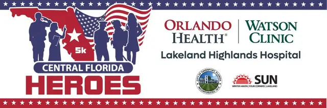 Central Florida Heroes 5k logo
