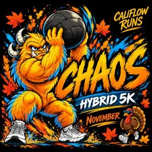 CHAOS-  HYBRID 5K CHALLENGE logo