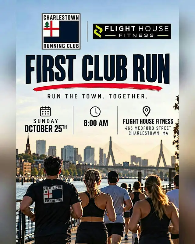 Charlestown Running Club First Club Run in Collaboration with Flight House! logo