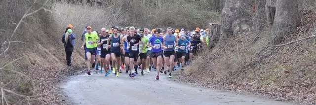 Charlottesville Track Club 2027 New Year's Day 5K - Friday, Jan 1st 10 a.m start logo