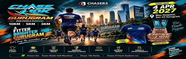 Chase 10k Gurugram logo