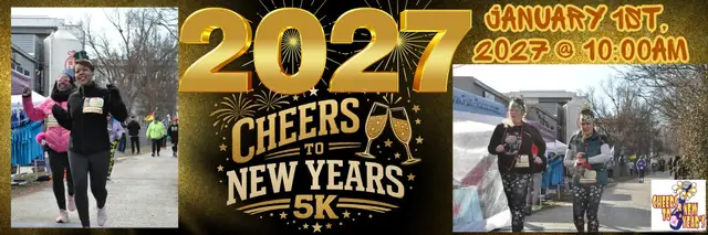 Cheers to New Years 5K logo