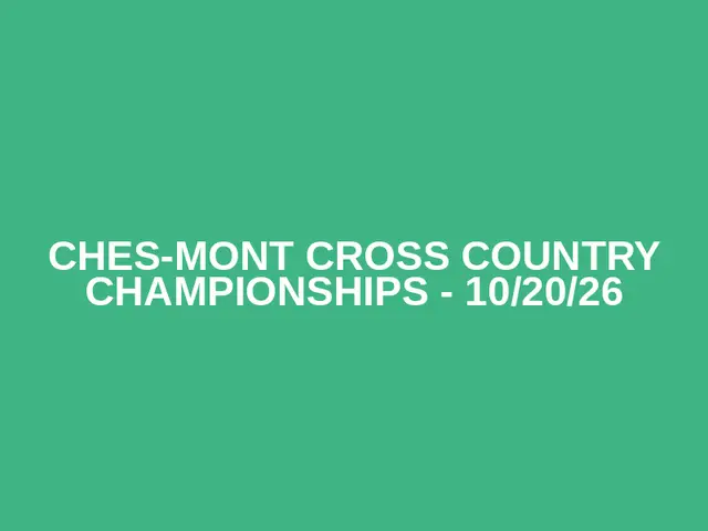 Ches-Mont Cross Country Championships - 10/20/26 logo