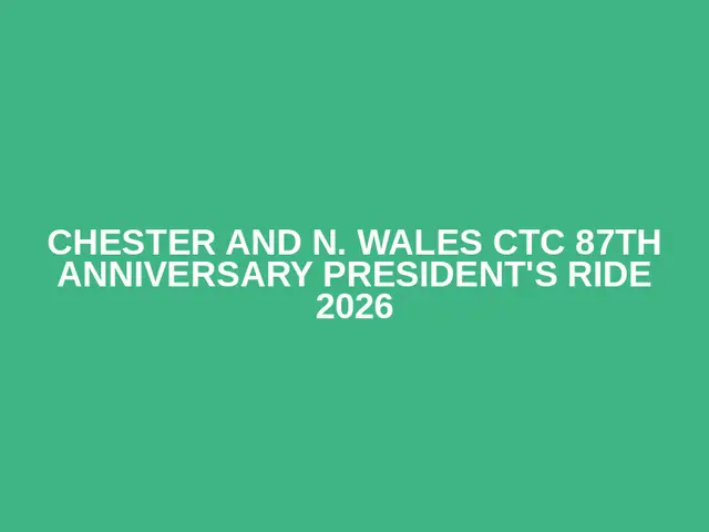 Chester and N. Wales CTC 87th anniversary President's Ride  2026 logo