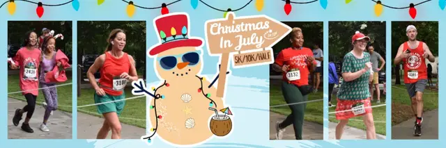 Christmas 5K/10K/Half Marathon in July - Richland logo