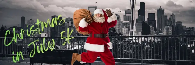 Christmas in July 5k logo