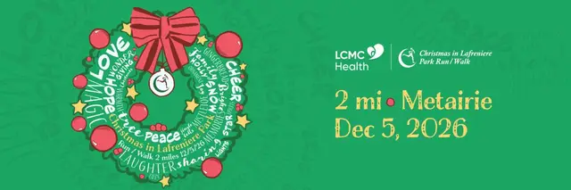 Christmas in Lafreniere Park Run/Walk logo