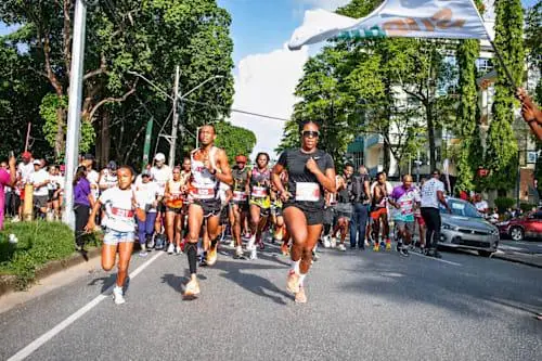 CIBC Caribbean Bank 5K Run/Walk For The Cure logo