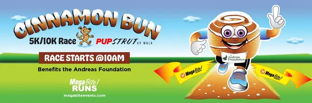 CINNAMON BUN 5K/10K & 2K PupStrut logo