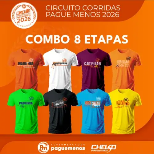 CIRCUITO DE CORRIDAS PAGUE MENOS 2026 - COMBO TODAS AS ETAPAS logo