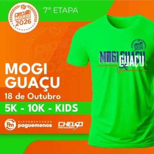 CIRCUITO DE CORRIDAS PAGUE MENOS - 7ª ETAPA MOGI-GUAÇU - 2026 logo