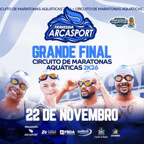 CIRCUITO DE MARATONAS AQUATICAS VELHO CHICO 2026 8ª ETAPA - TRAVESSIA ARCA SPORT logo