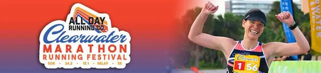 Clearwater Marathon & Running Festival logo