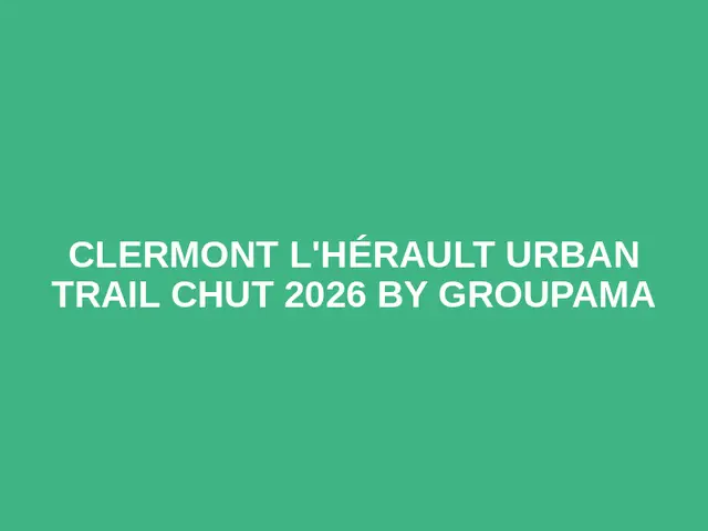 Clermont l'Hérault Urban Trail CHUT 2026 By GROUPAMA logo