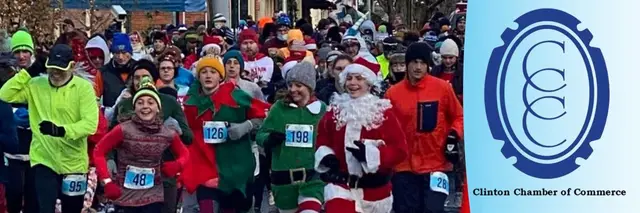 Clinton 5K Jingle Jog logo