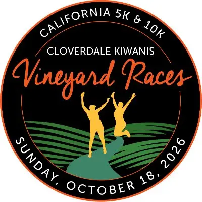 Cloverdale Vineyard Races: 10K and 5K logo