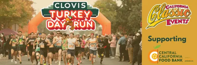 CLOVIS Turkey Day Run logo