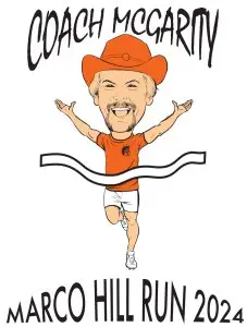 Coach McGarity 5 Mile Hill Run logo