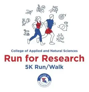 College of Applied & Natural Sciences: A Run for Research logo