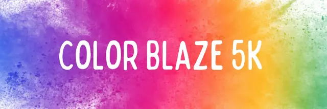 Color Blaze 5k Run/Walk 2027 logo