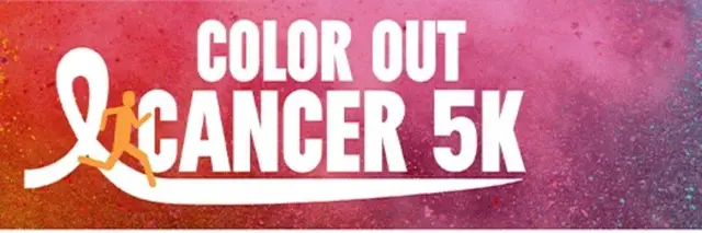 Color Out Cancer | Cancer Support Ministry 5K Color Run logo