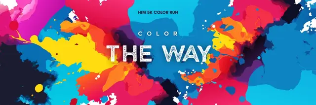 Color The Way: HIM's 5K Color Run logo
