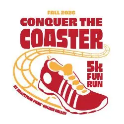 Conquer the Coaster 5K logo