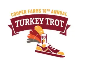 Cooper Farms Turkey Trot 5k logo
