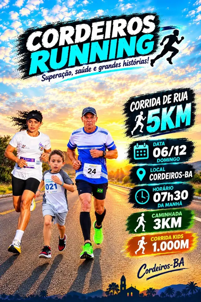 Cordeiros Running 2026 logo