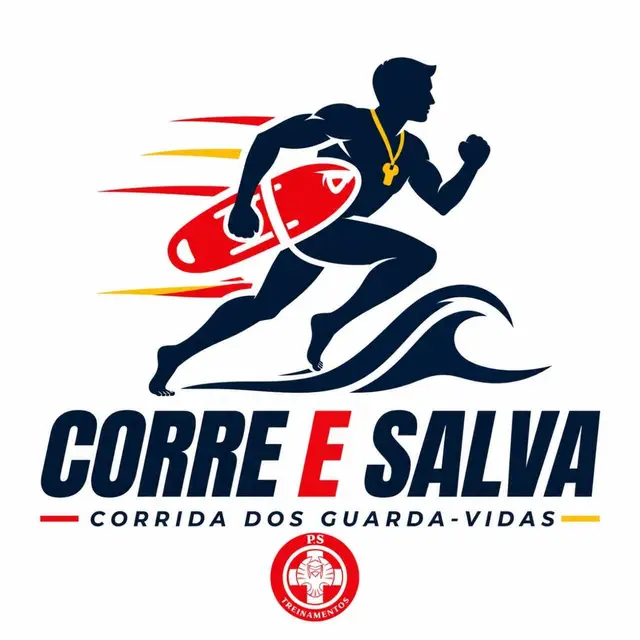 CORRE E SALVA - CORRIDA DOS GUARDA-VIDAS logo